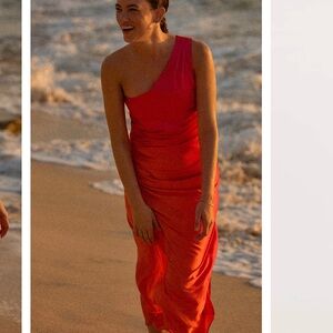 Beach Riot x Anthropologie Selita Dress Sunburst Ombre